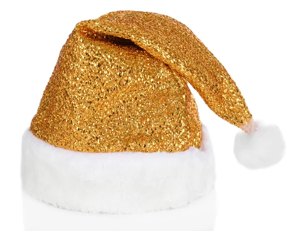 Різдвяний капелюх ізольований на білому — стокове фото