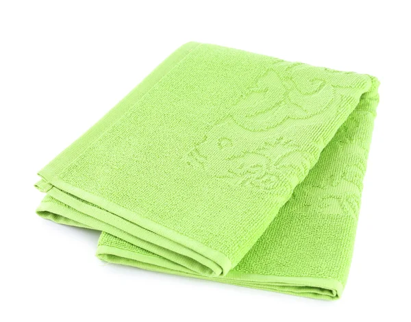 Asciugamano colorato isolato su bianco — Foto Stock