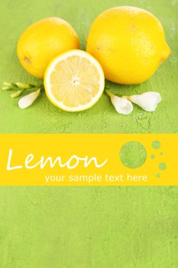 taze limon ve lavanta yeşil tablo