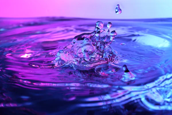 Water drops close-up — Stockfoto