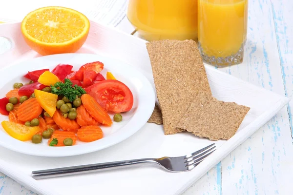 Comida fácil de fitness para mantener la forma en forma — Foto de Stock