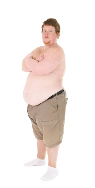 Tlustý muž — Stock fotografie