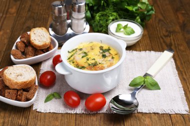 lezzetli çorba tencerede