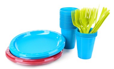 parlak plastik sofra