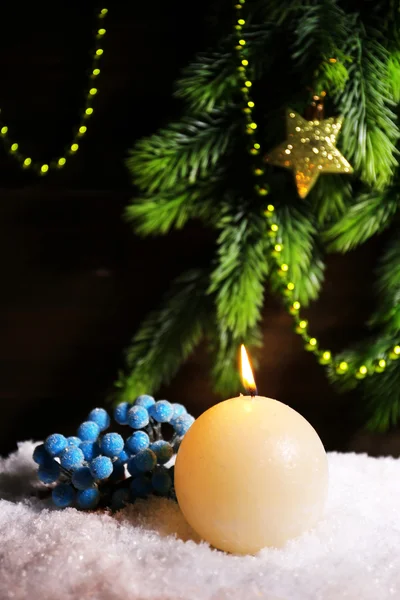 Burning candle — Stock Photo, Image