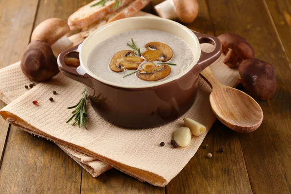 Sopa de cogumelos — Fotografia de Stock