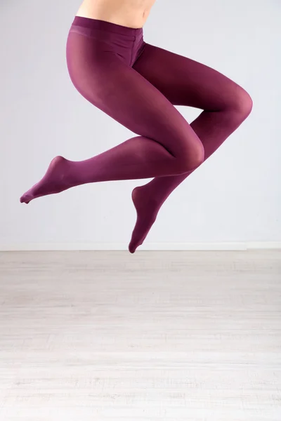 Medias en piernas de mujer perfecta —  Fotos de Stock