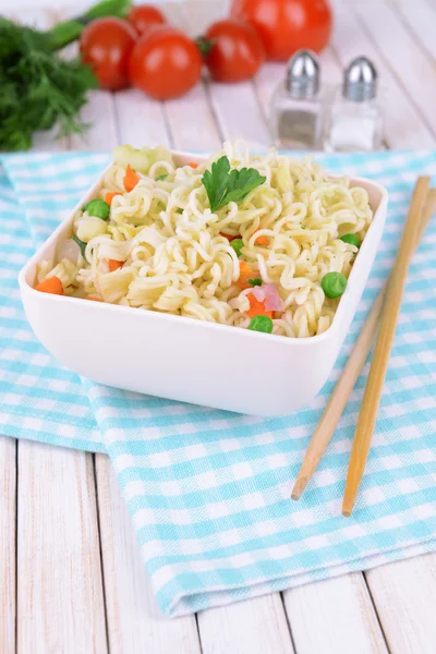 野菜おいしい麺 — ストック写真