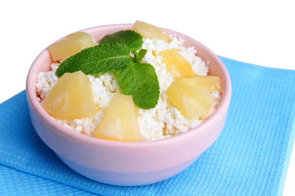 Tasty cottage cheese — Stock Photo, Image