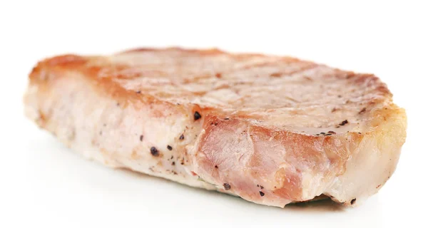 Grilovaný steak izolovaných na bílém — Stock fotografie