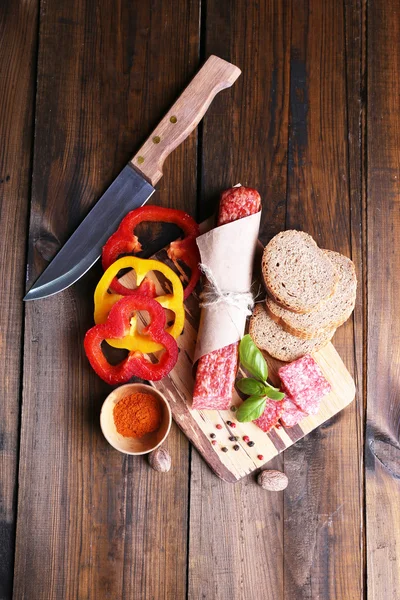 Sosis salami lezat — Stok Foto
