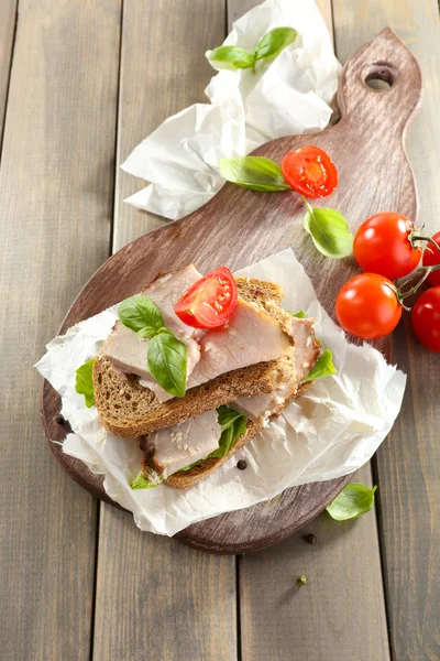 Delicious sandwiches — Stock Photo, Image