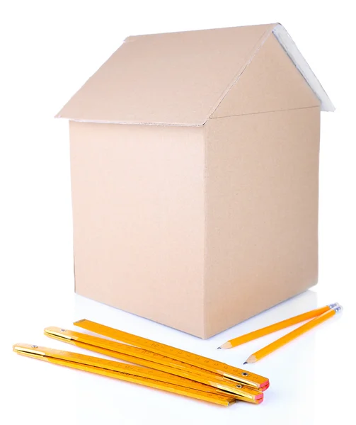 Cardboard house — Stock Photo, Image