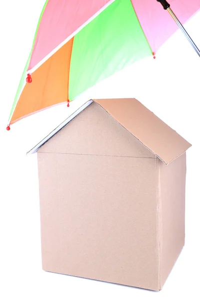 Cardboard house — Stock Photo, Image