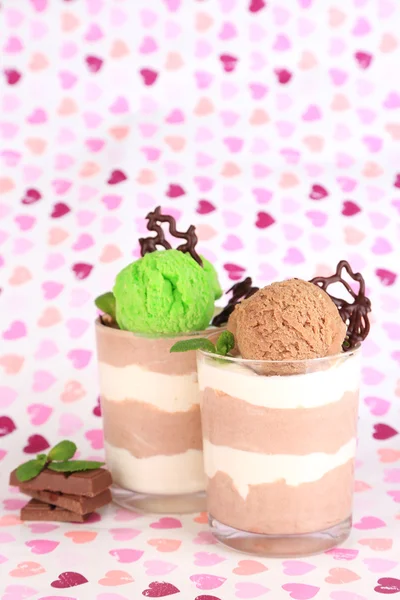 Heerlijke chocolademousse — Stockfoto