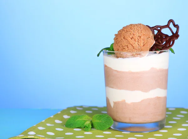 Heerlijke chocolademousse — Stockfoto