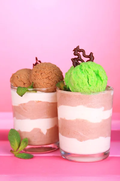 Heerlijke chocolademousse — Stockfoto