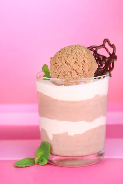 Heerlijke chocolademousse — Stockfoto