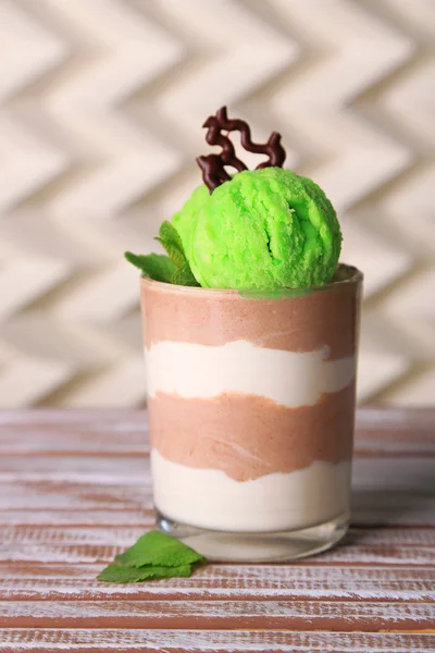 Heerlijke chocolademousse — Stockfoto