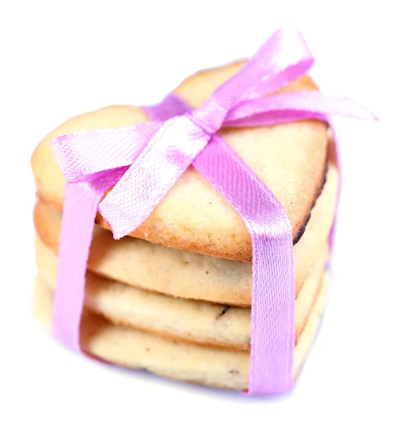 Lavendel cookies isolerad på vit — Stockfoto