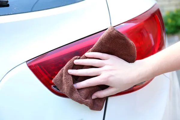 Outdoor car wash — Stock Photo, Image