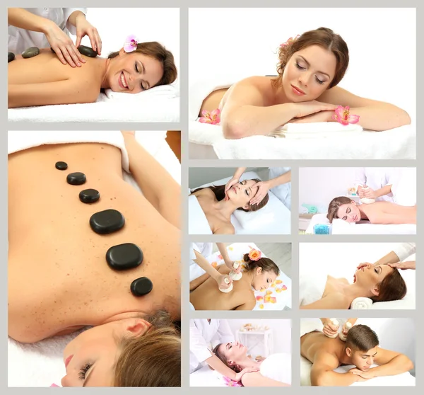 Giovane donna in Spa Salon — Foto Stock