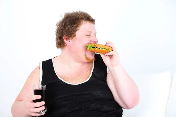 Fat man — Stock Photo, Image