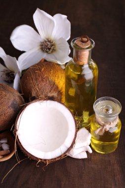 Hindistan cevizi ve Hindistan cevizi yağı ahşap tablo