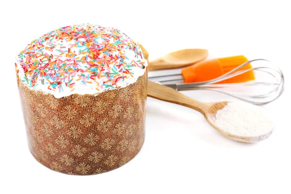 Pastel de Pascua aislado en blanco — Foto de Stock