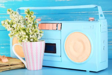 renkli retro radyo