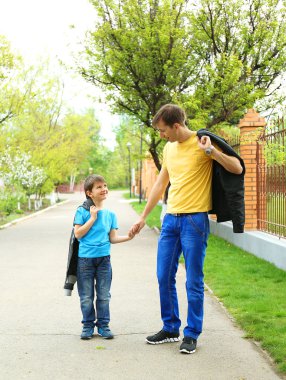 mutlu baba ve oğul Park