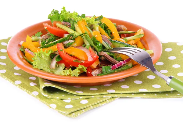 Ensalada de carne en tazón — Foto de Stock