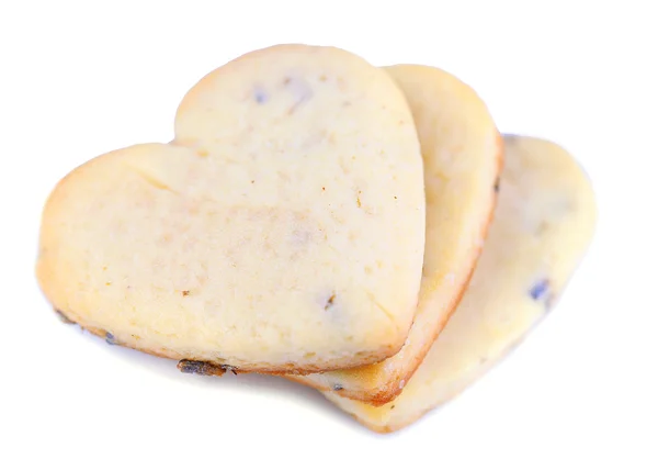 Lavender cookies isolated on white — Stock Photo, Image