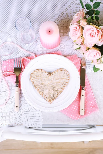 Spring table setting. — Stock Photo, Image