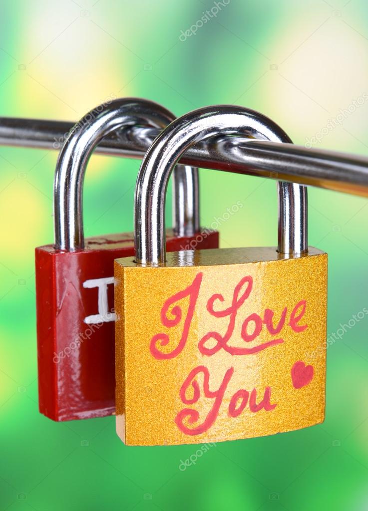 Padlocks on bright background Stock Photo by ©belchonock 46530225