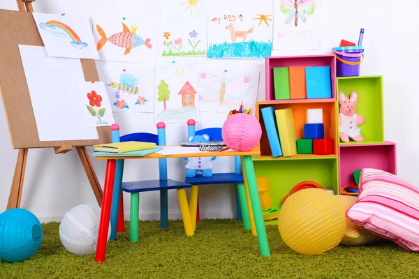 Intérieur de la classe à l'école — Photo