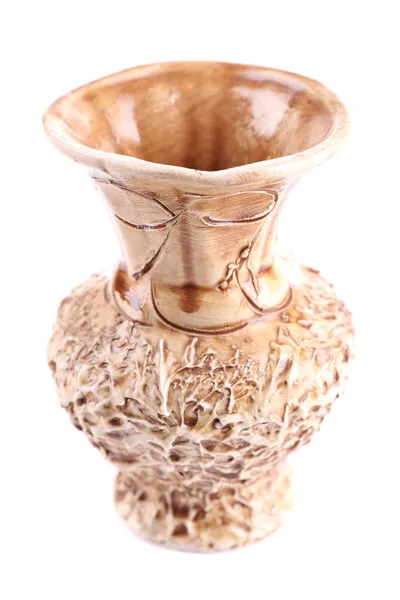 Винтажная глиняная ваза — стоковое фото