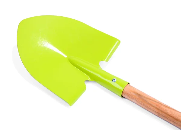 Shovel with wooden handle — Stock Photo, Image