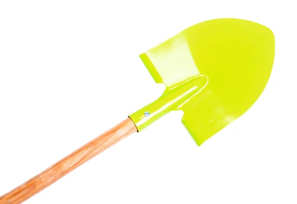 Shovel with wooden handle — Stock Photo, Image