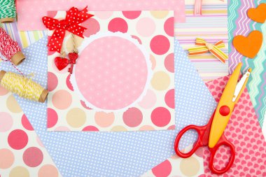 güzel el yapımı kart ve scrapbooking elemanları