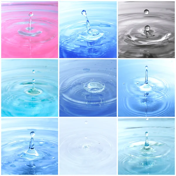 Collage acqua — Foto Stock