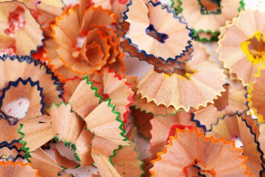 renk kalem talaş, yakın çekim