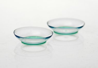 kontaktlencse elszigetelt fehér