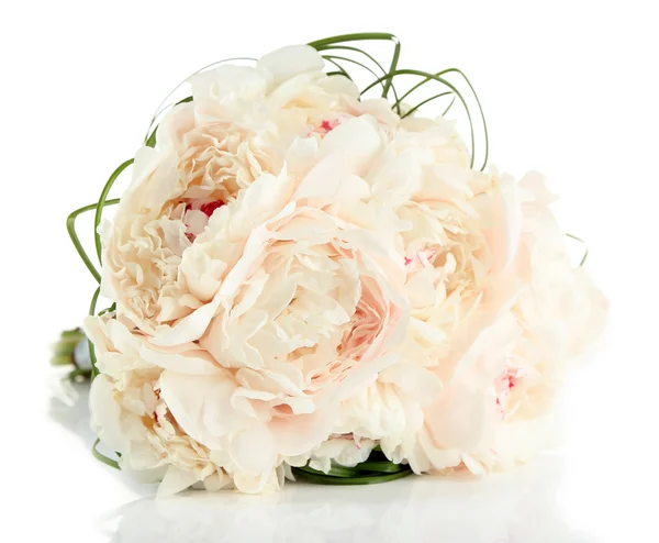Красивый свадебный букет изолирован на белом — стоковое фото