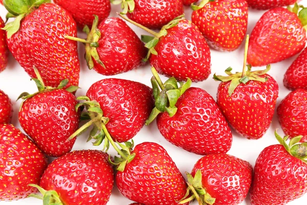 Fresas rojas maduras, de cerca — Foto de Stock