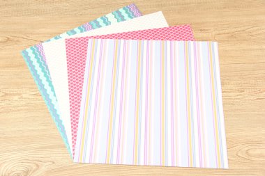 Kağıt, scrapbooking, ahşap tablo