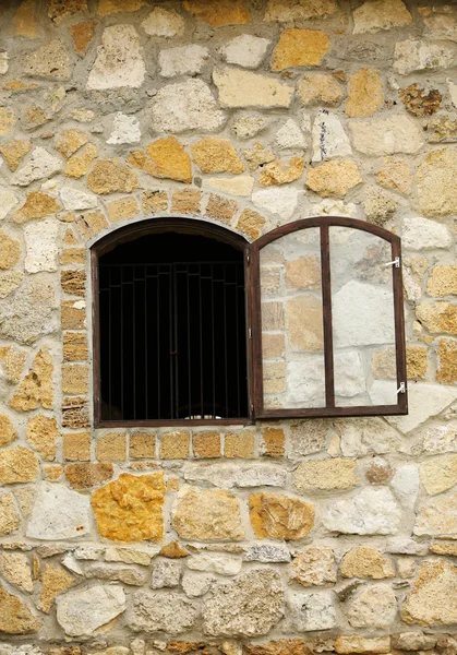 Old retro wooden window — Stock Photo, Image