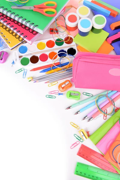 Bright school supplies close-up — Stock Photo, Image