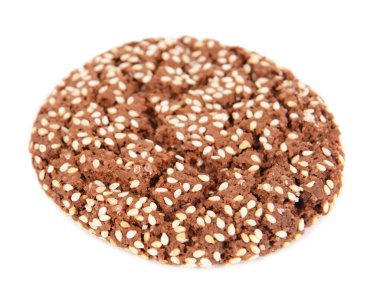 tatlı kurabiye üzerinde beyaz izole