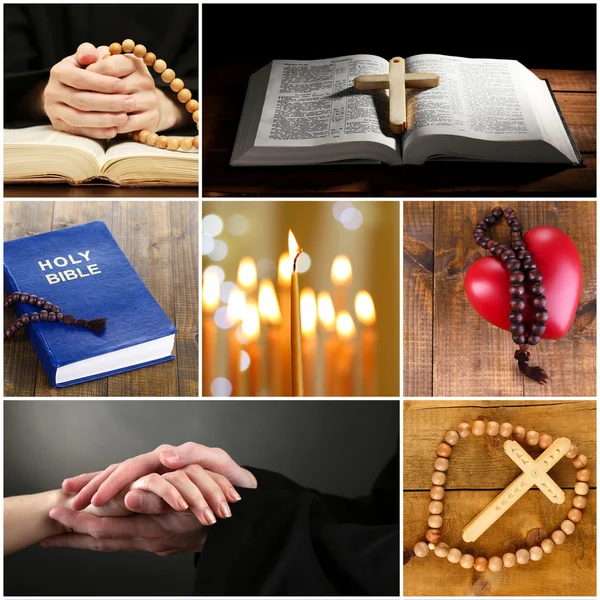 Religion collage — Stock Photo, Image
